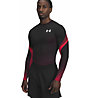 Under Armour HeatGear&reg; Sublimated Crew M - Funktionsshirt Langarm - Herren, Black/Red