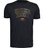 Under Armour Live Multicolor Wordmark - T-shirt fitness - bambino, Black