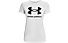 Under Armour Live Sportstyle Graphic Ssc - T-shirt Fitness - Damen, White/Black