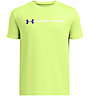 Under Armour Logo Wordmark Jr - T-Shirt - Jungs, Green