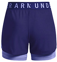 Under Armour Play Up 2 in 1 W - pantaloni fitness - donna, Purple