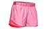 Under Armour Play Up 3.0 - pantaloni corti fitness - donna, Pink/Red