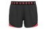 Under Armour Play Up 3.0 - pantaloni fitness - donna, Black/Red