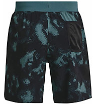 Under Armour Project Rock Printed Woven M - pantaloni fitness - uomo, Green/Black