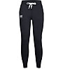 Under Armour Rival Fleece Jogger - pantaloni fitness - donna, Black