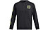 Under Armour Rival Fleece Logo M - felpa con cappuccio - uomo, Black