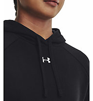 Under Armour Rival Fleece W - felpa con cappuccio - donna, Black