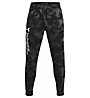 Under Armour Rival Terry Novelty M - pantaloni fitness - uomo, Black