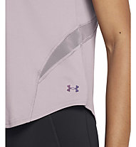 Under Armour Rush Vanish Elite Vent W T-Shirt für Damen, Light Pink