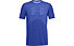 Under Armour Seamless Logo SS - Trainingsshirt - Herren, Light Blue