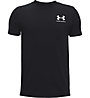 Under Armour Sportstyle Left Chest Ss - T-shirt - ragazzo, Black