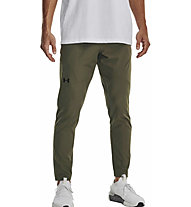 Under Armour Stretch Woven Tapered PNT - Traininghose lang - Herren, Green/Black