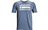 Under Armour Team Issue Wordmark - T-shirt fitness - uomo, Light Blue/White