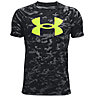 Under Armour Tech BL Printed - T-shirt - bambino, Black/Yellow