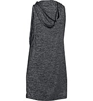 Under Armour Tech hooded tunic twist Top fitness donna, Black
