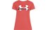 Under Armour Tech SSC Graphic - T-shirt fitness - donna, Light Red