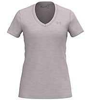 Under Armour Tech SSV Twist - T-shirt fitness - donna, Light Pink/Grey