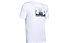 Under Armour UA Boxed Sportstyle SS - T-shirt fitness - uomo, White/Blue