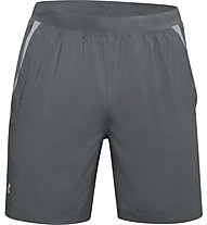 Under Armour Launch SW Branded 18 cm - pantaloni corti running - uomo, Dark Grey