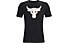 Under Armour UA Pjt Rock Brahma Bull SS - T-Shirt - Herren, Black/White