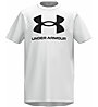 Under Armour Sportstyle Logo SS - T-shirt - ragazzo, White/Black