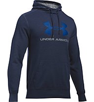 Under Armour UA Tri-Blend Fleece Graphic - felpa con cappuccio - uomo, Blue