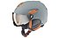 Uvex Hlmt 300 - casco da sci - uomo, Grey/Orange