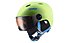 Uvex Visor Pro - casco da sci - bambino, Green