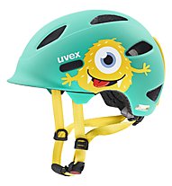 Uvex Oyo Style - casco bici - bambino, Green/Yellow
