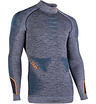 Uyn Ambityon - maglietta tecnica a maniche lunghe - uomo, Grey/Blue/Orange