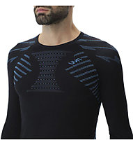 Uyn Ultra1 - maglia running a maniche lunghe - uomo, Black/Blue