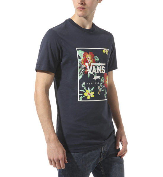 Vans Mn Print Box Dress Blues TrapF T Shirt Freizeit Herren Sportler