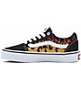 Vans Ward J - sneakers - bambina, Black/Orange