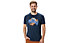 Vaude Gleann - T-shirt trekking - uomo, Dark Blue/Light Blue