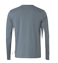 Vaude Me Logo LS - maglia a maniche lunghe - uomo, Light Blue