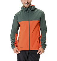 Vaude Moab Rain - giacca ciclismo - uomo, Green/Orange