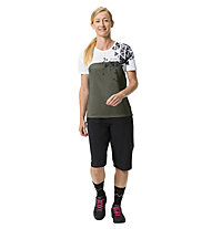 Vaude Moab - maglia mtb - donna, Dark Green/White