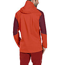 Vaude Simony 2,5L - giacca antipioggia con cappuccio - uomo, Red