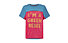 Vaude Solaro II - T-shirt - bambino, Light Red/Light Blue