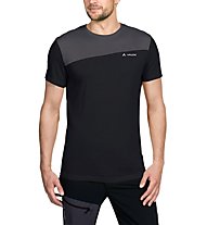 Vaude Sveit Shirt Herren Wandershirt kurzärmelig, Black/Grey