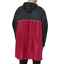 Vaude Valero - poncho bici, Black/Red