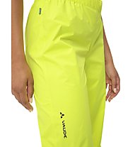 Vaude Drop II - pantaloni antipioggia - donna, Yellow