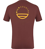 Wild Country Flow M - T-shirt arrampicata - uomo, Dark Red/Yellow