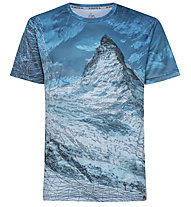 Wild Tee Cervino - Trailrunningshirt - Herren, Light Blue
