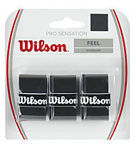 Wilson Pro Overgrip Sensation - nastro racchetta da tennis, Black