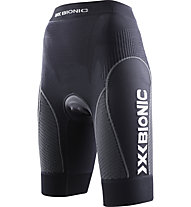 X-Bionic Lady Race Evo Pants Short Damen-Radhose, Black/Anthracite
