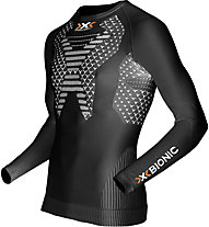 X-Bionic Twyce Running Long - langärmliges Runningshirt - Herren, Black/White