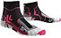 X-Socks Marathon Energy - calzini running - donna, Black/Pink