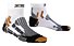 X-Socks Speed One - Calzini corti running - uomo, White/Black