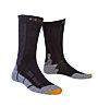 X-Socks Trekking Silver - calze lunghe trekking - uomo, Black/Anthracite